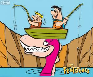 Puzzle Fred Flintstone και Barney Rubble